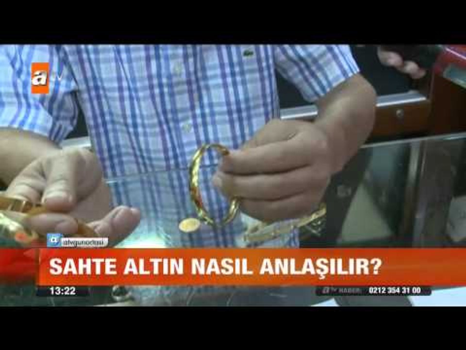 Sahte altın nasıl anlaşılır? - atv Gün Ortası Bülteni