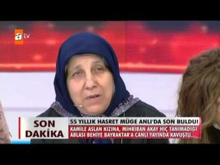 Kamile Aslan torununa canlı yayında kavuştu - atv