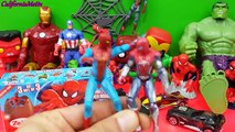 Surprise Eggs Spider-Man Ultimate Majorette Cars Marvel Anvengers Assemble Iron Man Thor