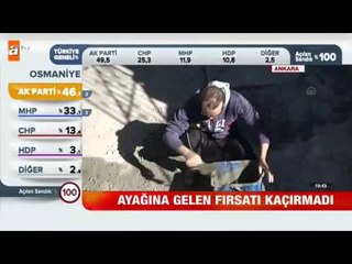 Dökülen betonla evini onardı - atv Ana Haber