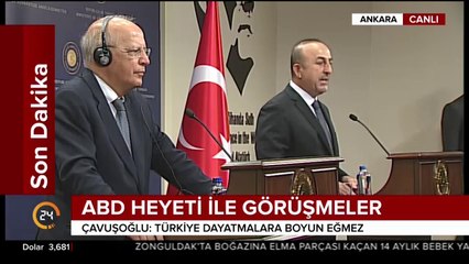 ABD heyeti ile görüşmeler