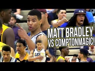 Matt Bradley VS Compton Magic FULL GAME - Calls Out ENTIRE TEAM For TALKING SH!T! WANTS 1v1 OUTSIDE!