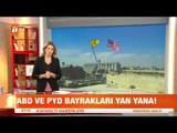 ABD bayrağıyla terör örgütü bayrağı yan yana! - atv kahvaltı Haberleri