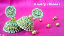 How to make Bridal Jhumkas at Home | Tutorial !!