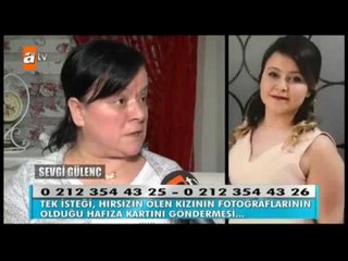 Tek isteği hafıza kartının geri getirilmesi! Müge Anlı İle Tatlı Sert 10 Mart 2017 - atv