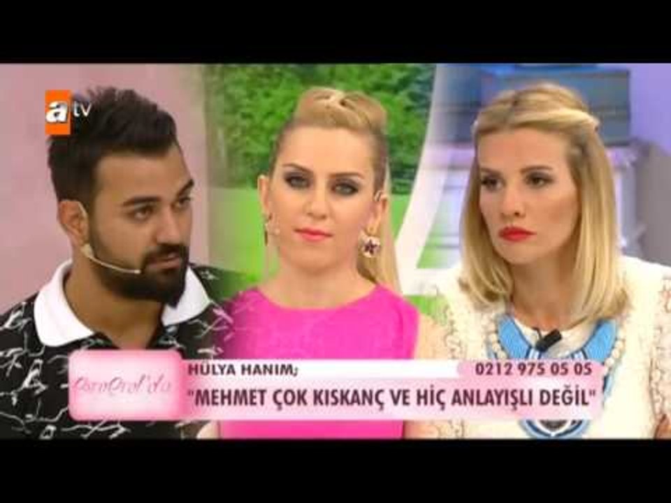 Mehmet çok kıskanç ve hiç anlayışlı değil - Esra Erol'da 213. Bölüm - atv
