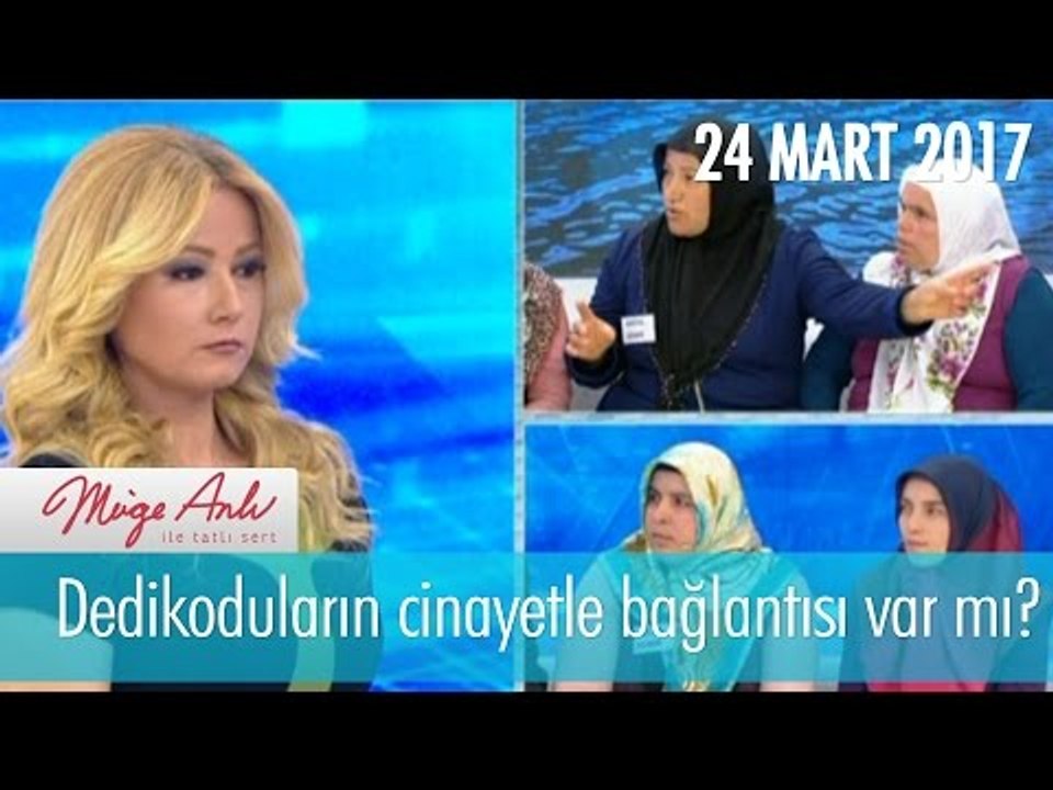 Dedikoduların cinayetle bağlantısı var mı? Müge Anlı İle Tatlı Sert 24 Mart 2017 - 1808. Bölüm - atv