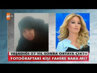 9 yıl önceki fotoğraf Fahire Kara'ya mı ait? Müge Anlı İle Tatlı Sert - 07 Mart 2017 - atv