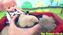 メルちゃん おもちゃアニメ アンパンマンとバイキンマンをつくろう❤キネティックサンド Toy Kids トイキッズ animation anpanman