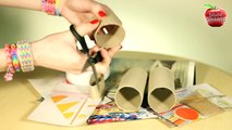 DIY Pencil Organizer From Toilet Paper Rolls (Recycle)