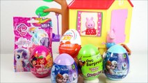 Peppa Pig Casa na Árvore cheia de Ovos Surpresas Kinder Frozen Scooby Doo e Moraguinho Surprise Eggs