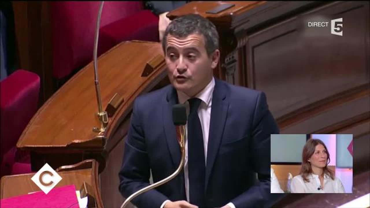 C à Vous : quand Gérard Darmanin cite Pierre Desproges et Louis de Funès