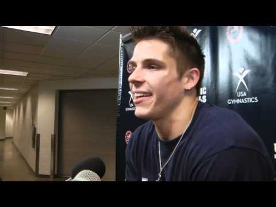 Chris Brooks after Olympic Trials - Day 1