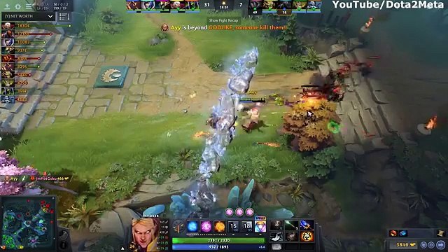 Miracle- Invoker SunStrike Boss Epic Combo Gameplay MMR 7.00 Dota 2