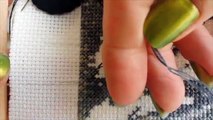 Beginning and Ending Threads in Embroidery and Cross Stitch: Loop Method & Pin Stitch