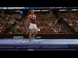 Allan Bower - Vault - 2017 P&G Championships - Senior Men - Day 2