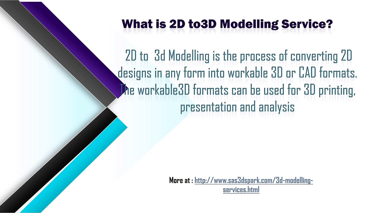2d To 3d Modelling Services