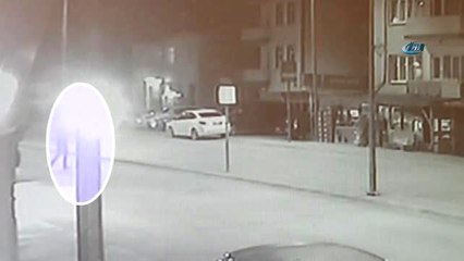 Karabük'te Pompalı Tüfekle Saldırı Anı Güvenlik Kamerasında