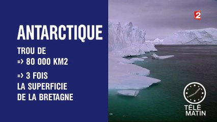 Antarctique : découverte d'un trou grand comme l'Autriche