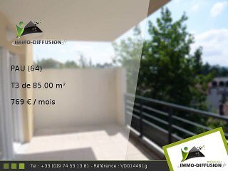 T3 85.00m2 A louer sur Pau - 769 Euros/mois
