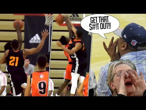 Matt Mitchell Swats The LIFE Out A Dunk Attempt & His Dad Had Something to Say About It