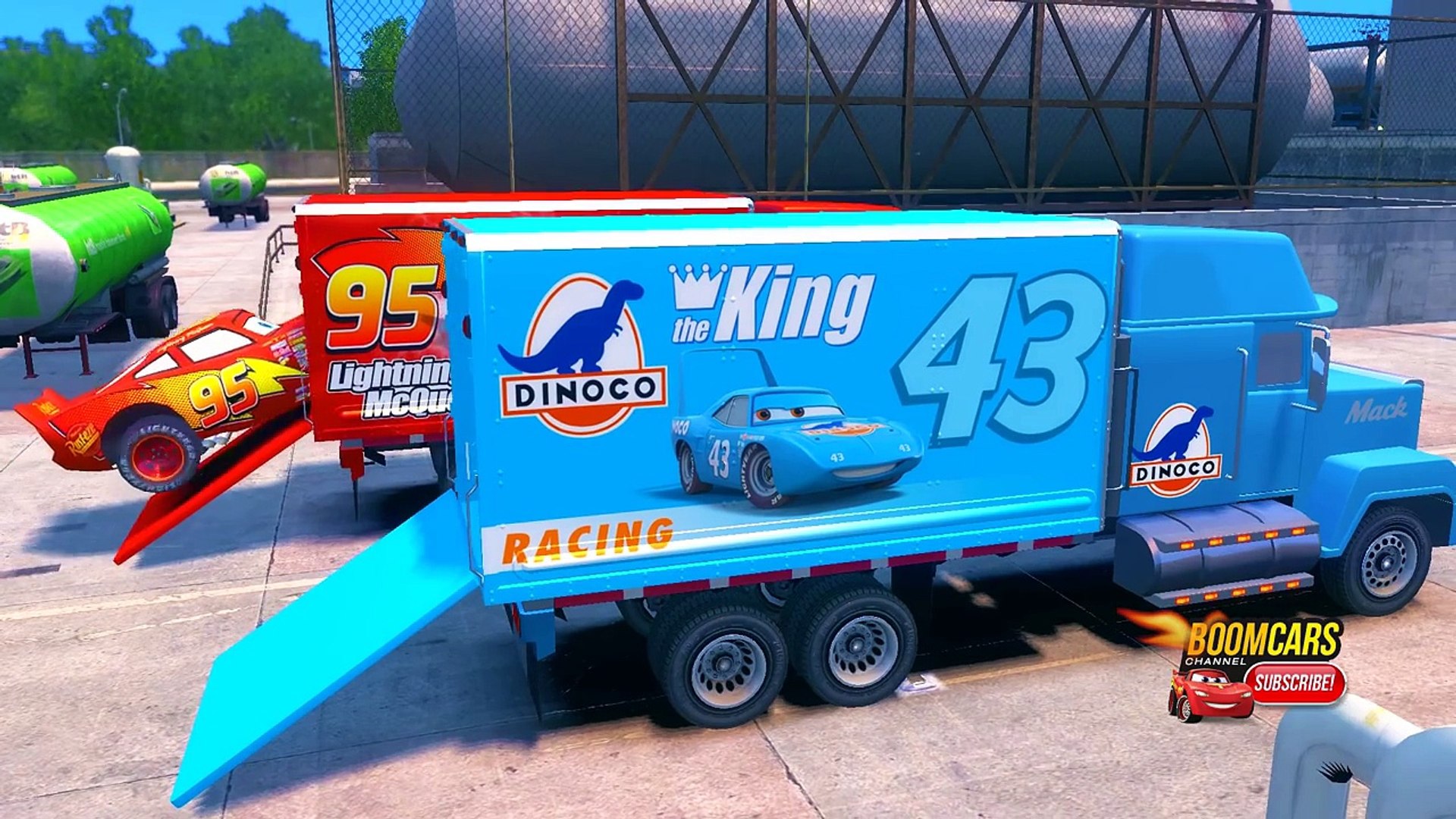 dinoco truck
