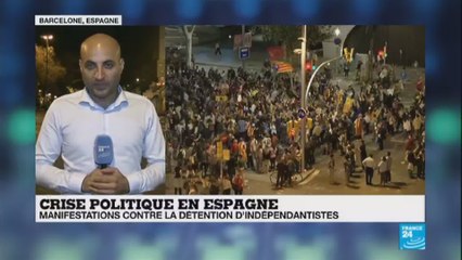 Des dizaines de milliers dans les rues de Barcelone