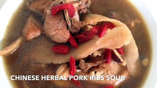 CHINESE HERBAL PORK RIBS SOUP