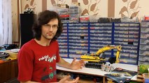 Lego Technic 8043 Motorized Excavator Review – Экскаватор 8043 – Легенды Лего Техник – Обзор №11