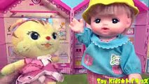 メルちゃん おもちゃアニメ ミーニャ先生と絵カードで遊ぼう❤幼稚園 Toy Kids トイキッズ animation anpanman Baby Doll Mellchan