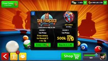 8 Ball Pool - SAN FRANCISCO Tournament ( This Opponent Got Skills ) - Never Give Up Round 1 WIN