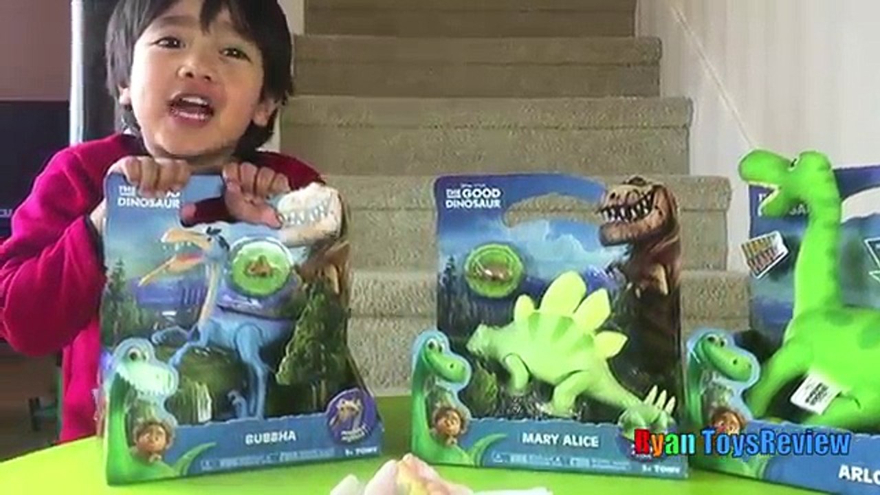 THE GOOD DINOSAUR TOYS Arlo Spot Bubbha toys for kids children toddlers Ryan ToysReview