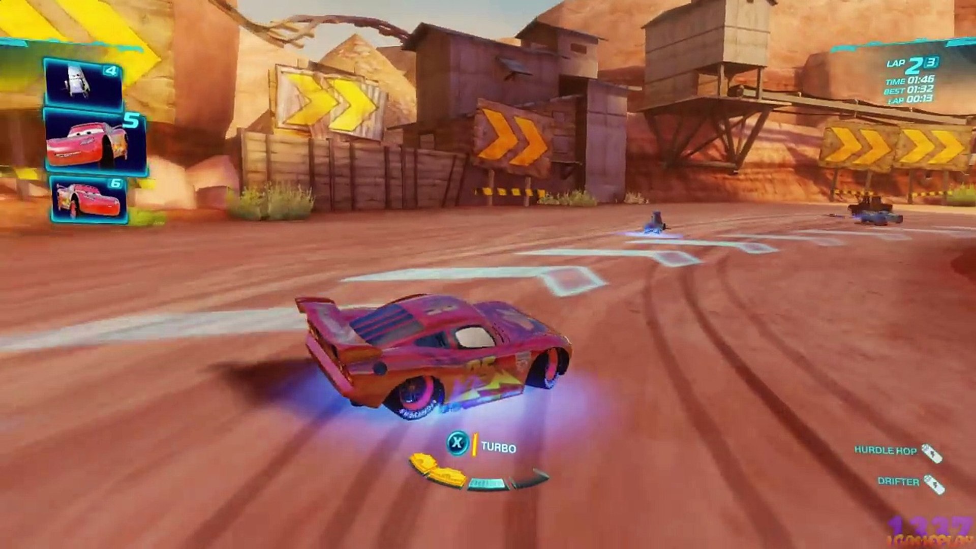 Cars 2 The Video Game - Lightning McQueen , Jeff Gorvette , Miguel Camino ,  Fillmore Gameplay #14 - Vidéo Dailymotion