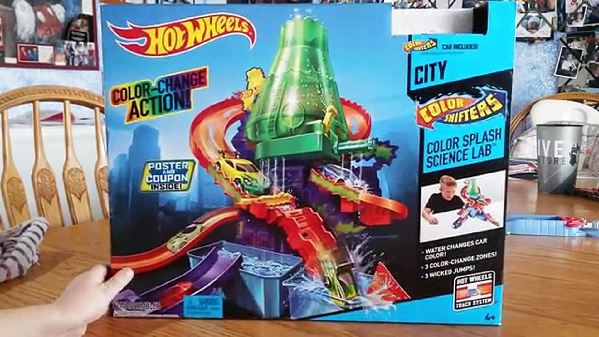 hot wheels colour splash science lab