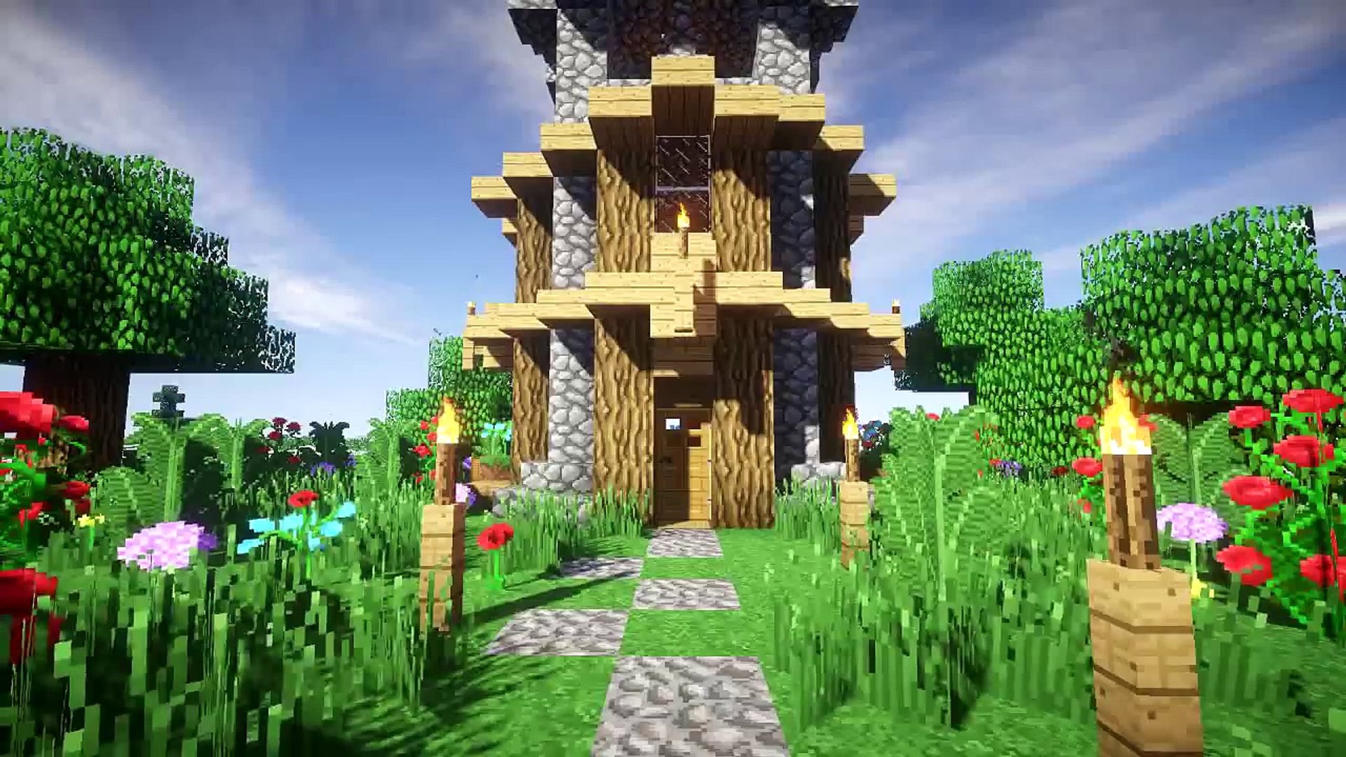 Minecraft Easy Simple Starter Survival House Base Home Build Tutorial Xbox Pe Ps3 Pc Video Dailymotion