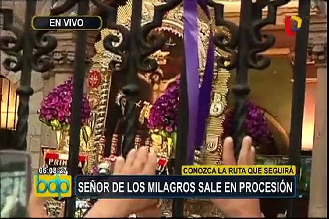 Señor de los Milagros: conoce el recorrido de la segunda procesión