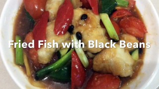 FRIED FISH WITH BLACK BEANS