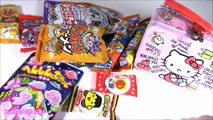 Hello Kitty Candy BOX! Japanese Candy Show! Fizzy SODA Jelly Beans! GUMMIES! Flavored Marshmallows!