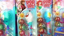 Disney Princess Lollipop Ups, Frozen Queen Elsa, Olaf, Ariel Rapunzel Cinderella Fashems Toy Candies