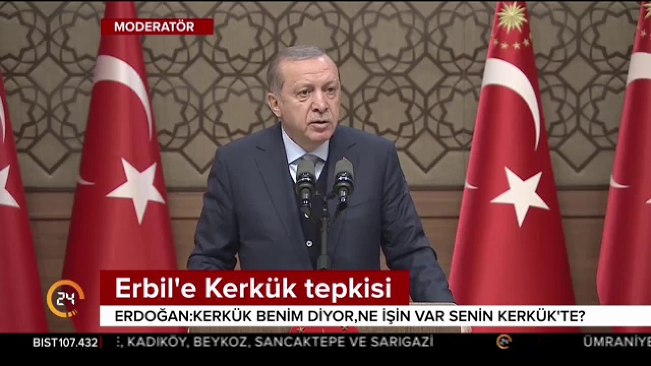 Erbil'e Kerkük tepkisi