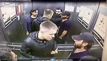 Guy Beats The Hell Out Of 3 Muslims Inside Elevator