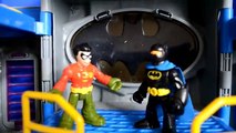 Imaginext Batman Joker Escapes From Bat cave Jail Penguin Imaginext Dc Friends Kids Story