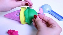 Peppa Pig Ice Cream Parlor Play Doh Ice Cream Playdough Popsicles Play-Doh Scoops n Treats Playset