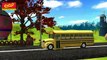 The Wheels on the Bus Go Round and Round Rhyme - Cartoon Animation Rhymes Songs for Children