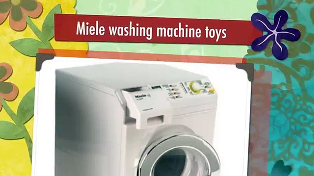 JUGUETE LAVADORA, lavatrice giocattolo Miele, testing, unboxing and washing