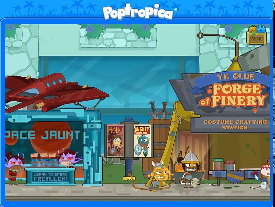 Poptropicon Island Cheats & Walkthrough - Episode 1 Line Forms Here