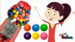 Learn Colors with Baby Gumball Candy for Children Song Finger Family Nursery Rhymes for kids Colours
