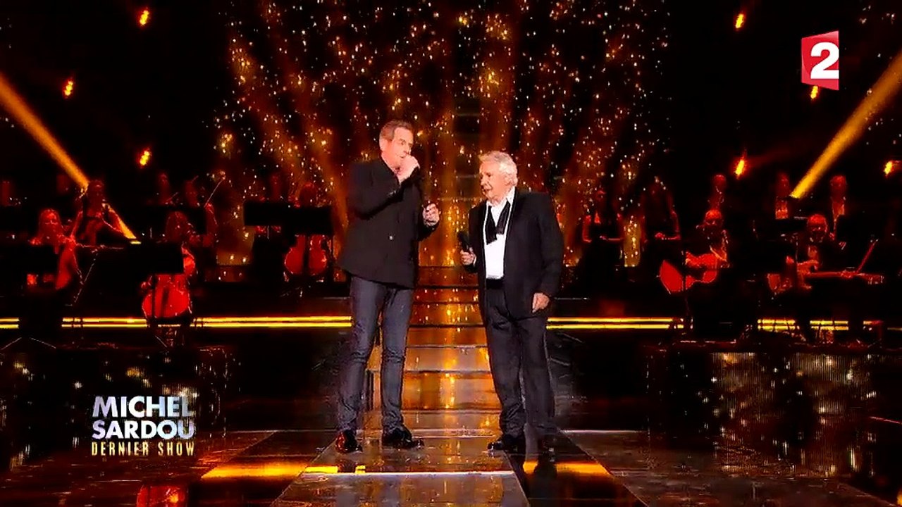 Dernier Show avec Michel Sardou Garou en duo avec Michel Sardou