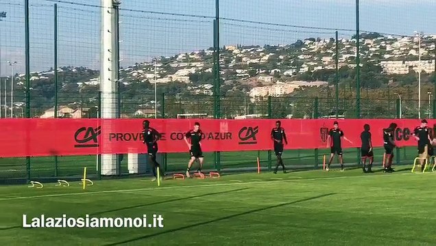 L'ALLENAMENTO DEL NIZZA - VIGILIA NIZZA-LAZIO