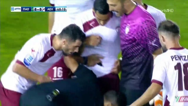 7η Παναθηναϊκός-ΑΕΛ 2-1 2017-18 Το αμφισβητούμενο πέναλτι του Παναθηναϊκού (Novasports)